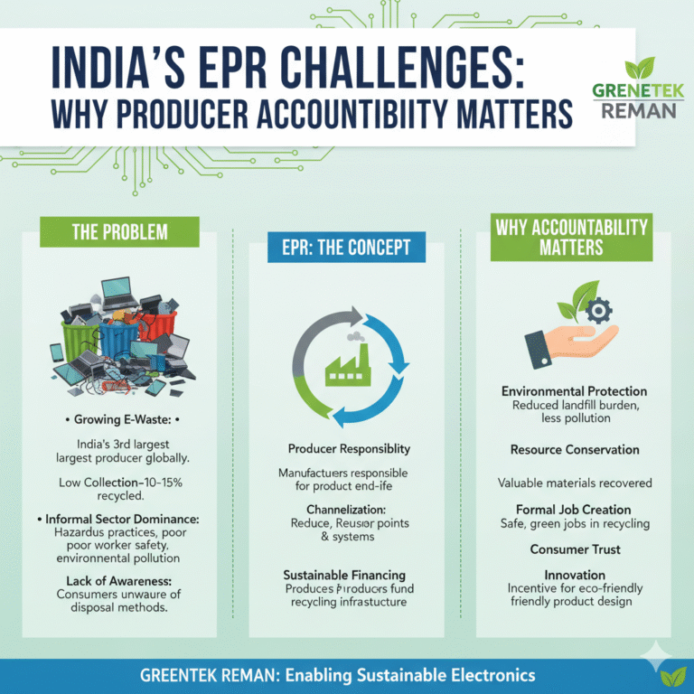 E-Waste challenges and accountability importance