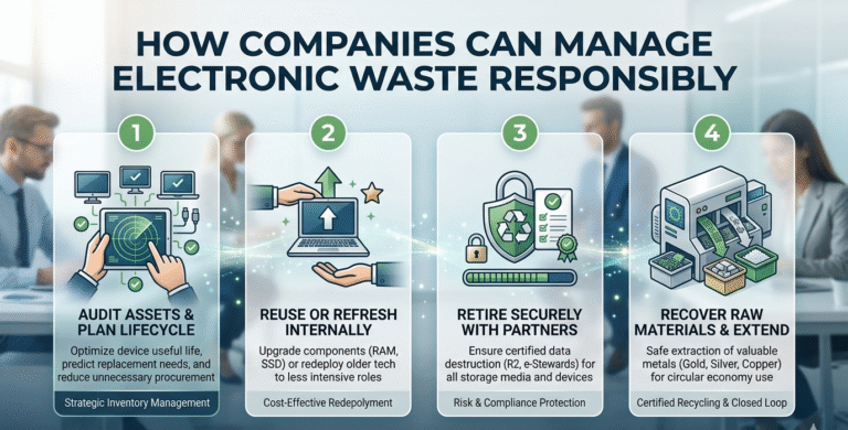 process of ewaste management
